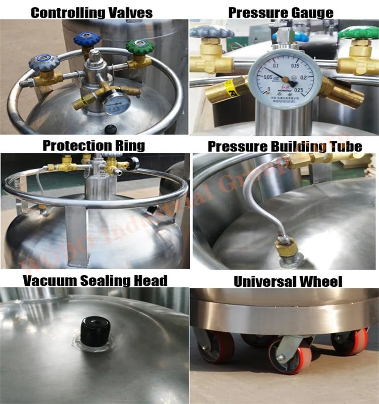 Liquid Nitrogen Cryogenic Storage Container for Labratory Supply