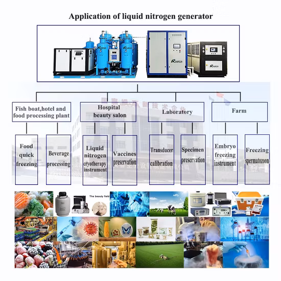 Chenrui 전문 액체 질소 발생기 제조 업체 뜨거운 판매 컨테이너 액체 질소 가격