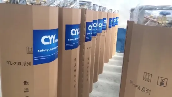 의료용 극저온 액체 산소 듀어 실린더